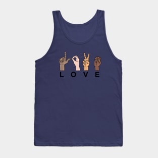 LOVE IN SIGN LANGUAGE Tank Top